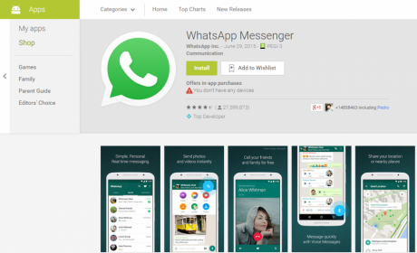 WhatsApp para Android : descargar desde Google Play